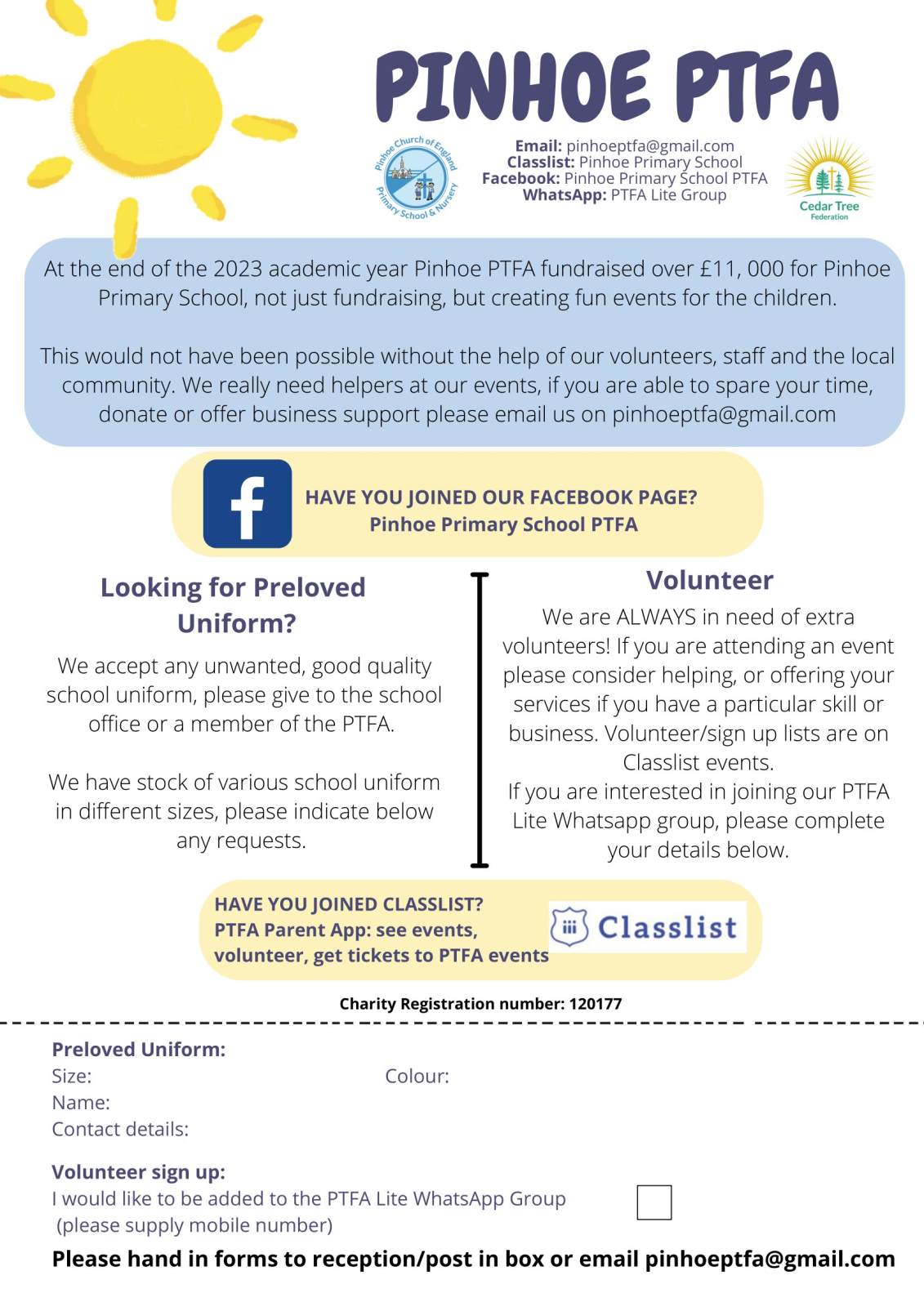 PTFA flyer 2022 2